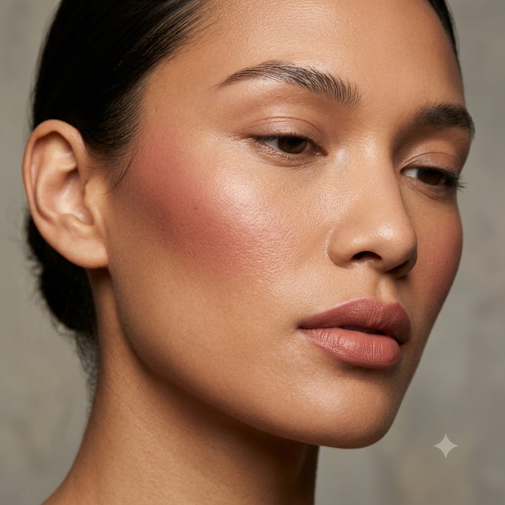 Boyfriend Blush & Contoured Rose Lip